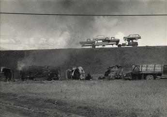 DOROTHEA LANGE (1895-1965) U.S. Highway 40, California.